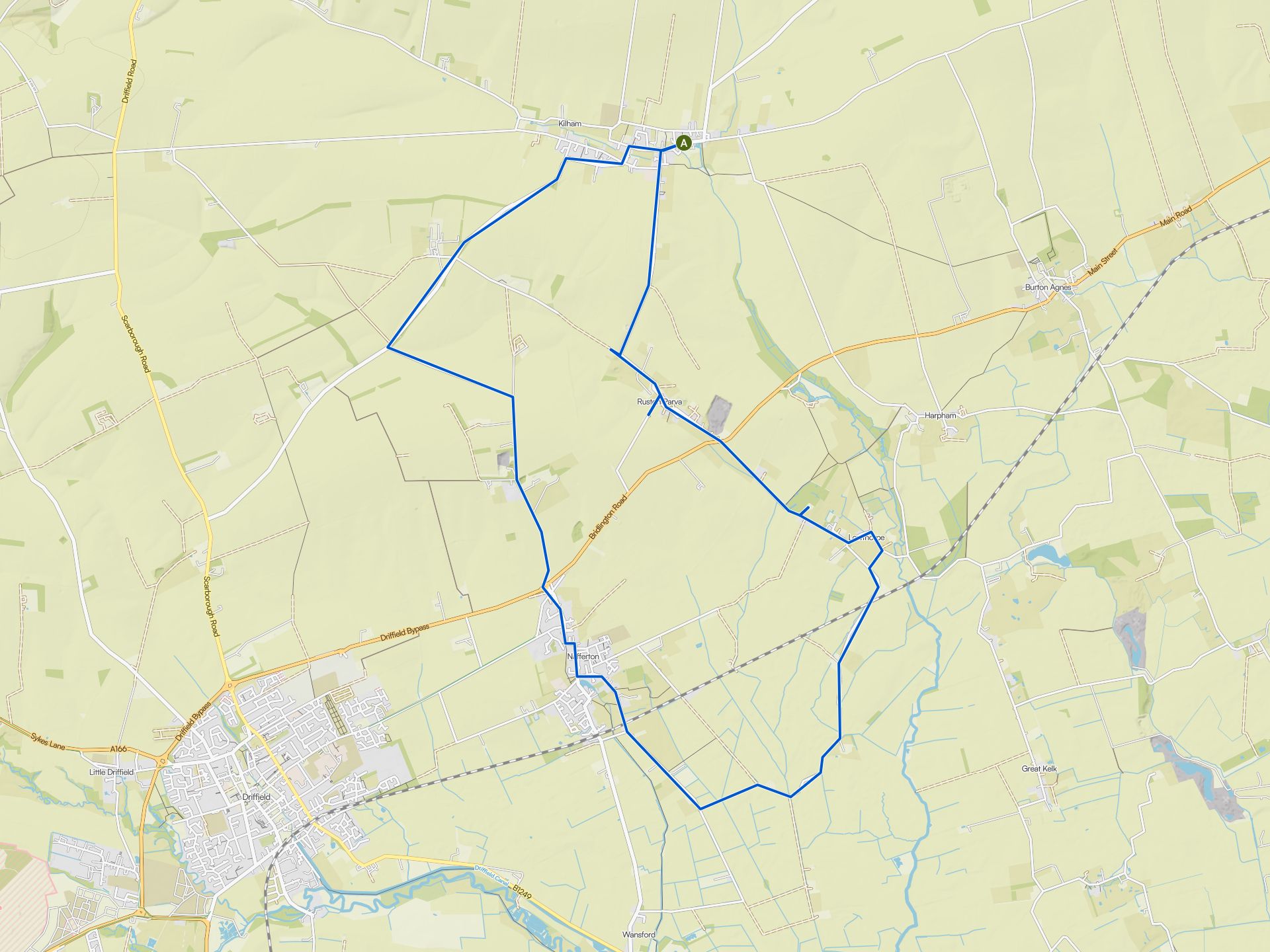 De beste fietsroutes rond Harpham | Komoot